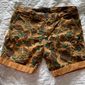 Obey Camo Twill Shorts